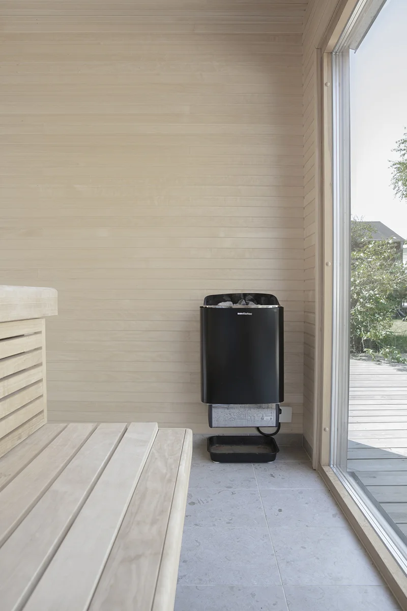 Bastuhus med relax bastuaggregat