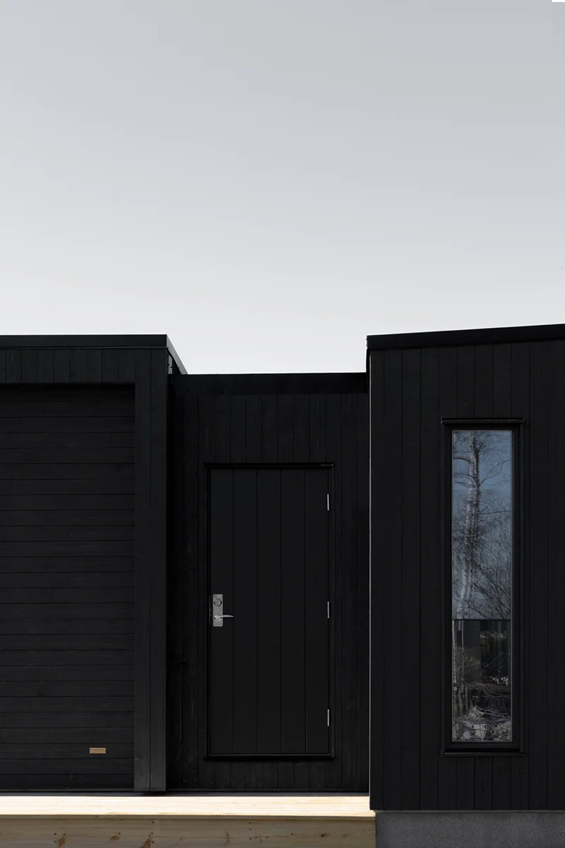 Modul E-länk närbild entré