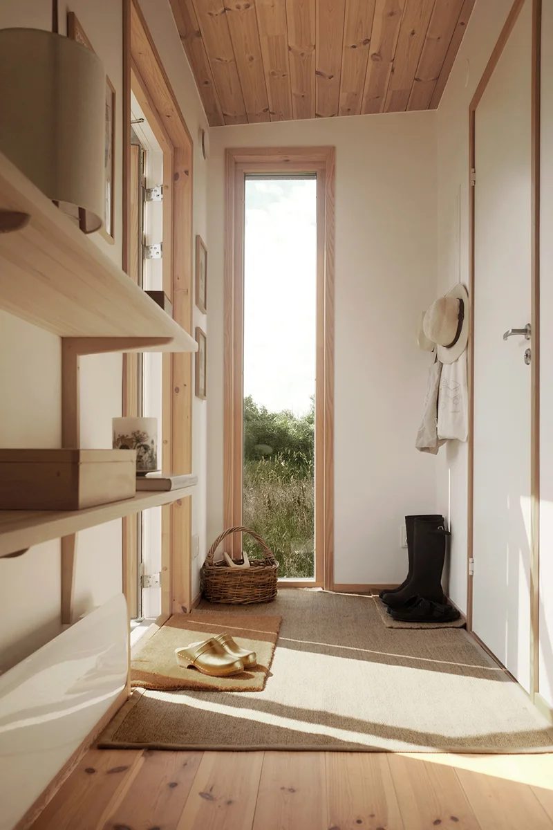 Compact home 38 sqm hallway