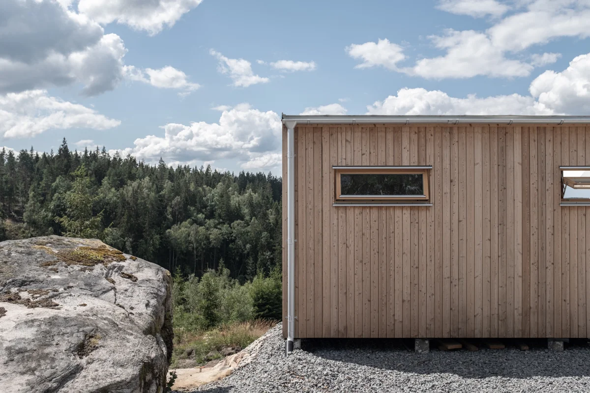 Holiday cabin 34 sqm with wood panel