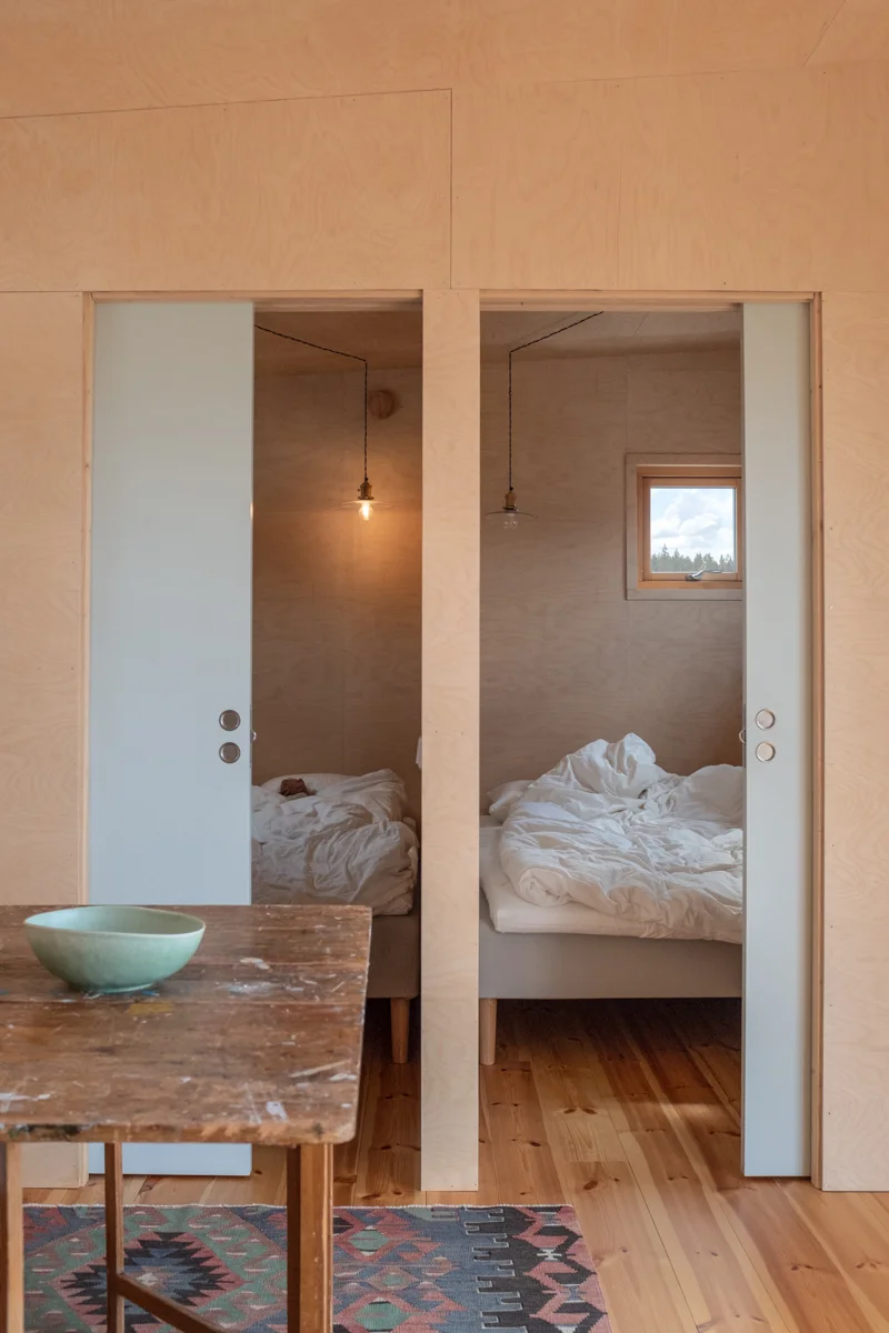 Holiday cabin 34 sqm, two bedrooms with beds